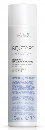 Шампунь мицеллярный для нормальных и сухих волос / REVLON (Ревлон) Hydration Moisture Micellar Shampoo Restart 250 мл