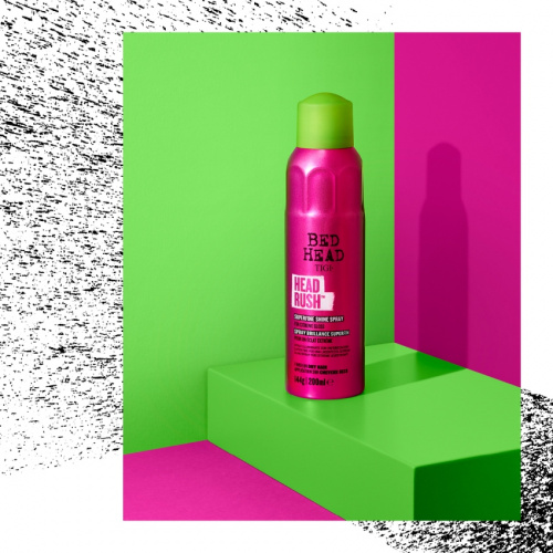 Спрей для придания блеска волосам / TIGI (Тиги) Bed Head Styling Headrush 200 мл фото 2