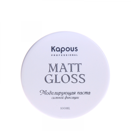 Паста моделирующая сильной фиксации для волос / KAPOUS (Капус) Matte gloss 100 мл фото 3