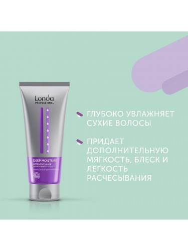 Маска интенсивная увлажняющая / Londa (Лонда) DEEP MOISTURE 200 мл фото 2